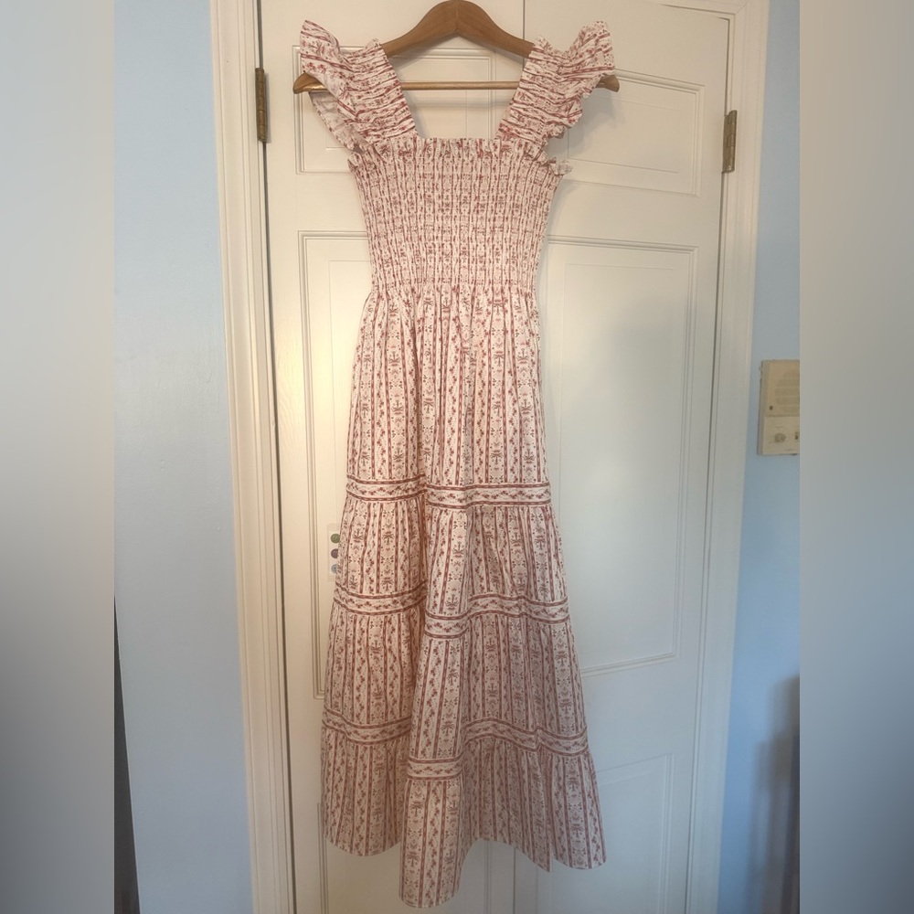 Hill House Nap dress Pink Emma Stripe